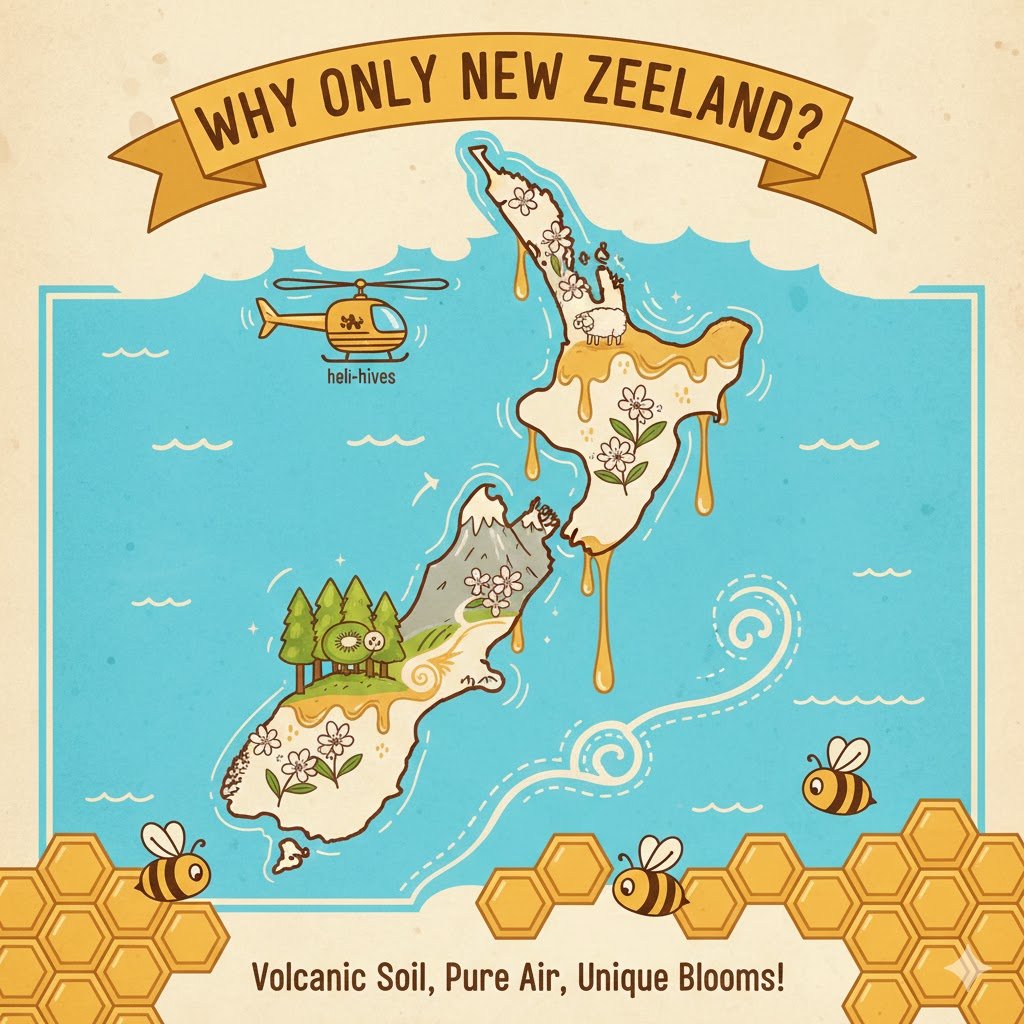 How manuka honey is produced - why only new zealand