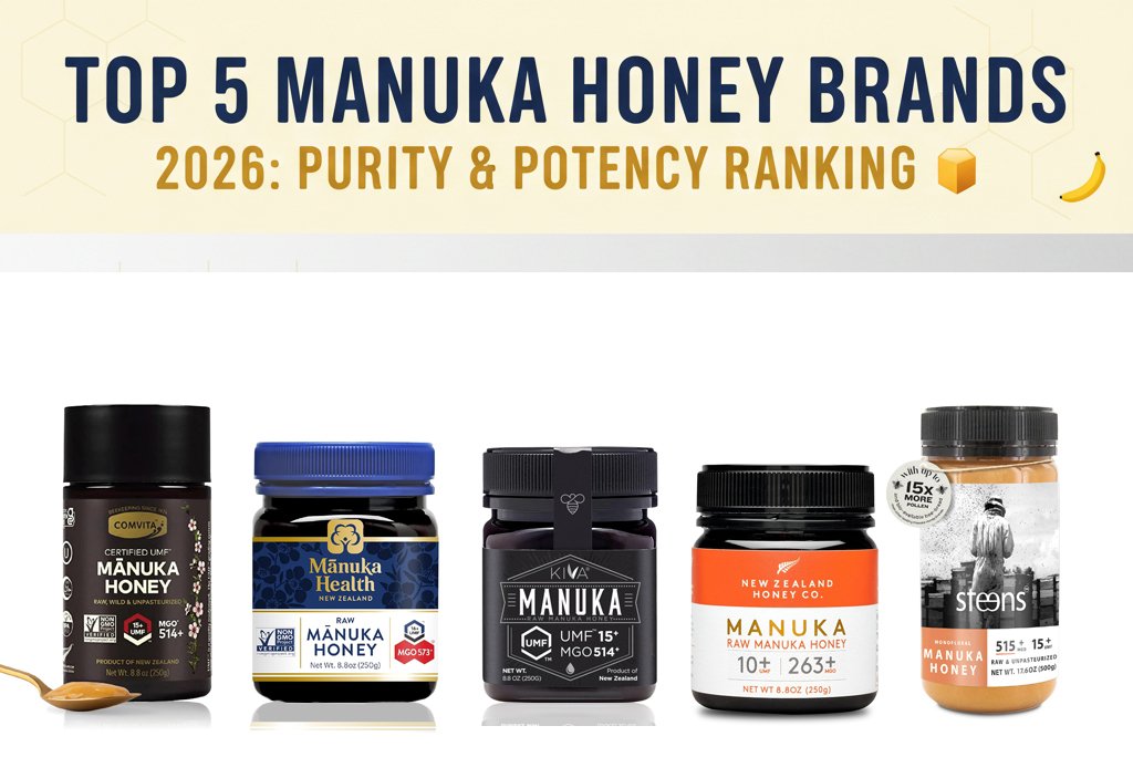 Top 5 Manuka Honey 2026: Ranked by Purity & Potency