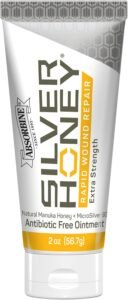Absorbine Silver Honey Rapid Wound Repair Ointment 2oz Tube, Manuka Honey