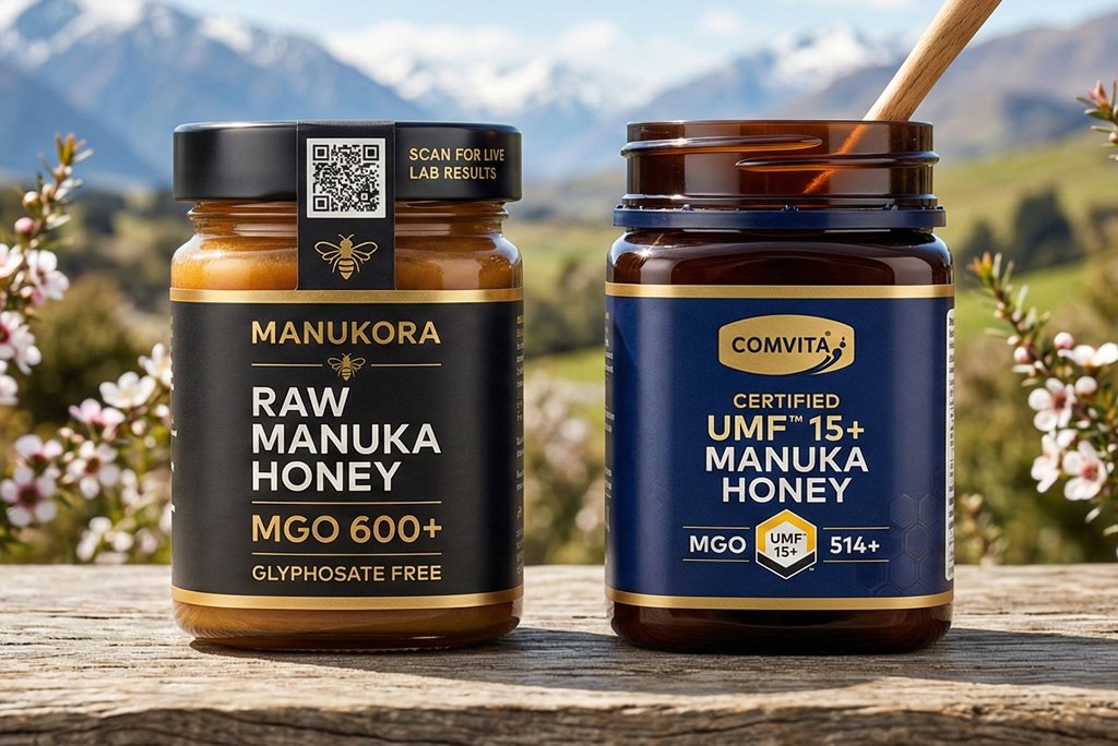 Manukora vs Comvita 2026: Modern Transparency vs The UMF Gold Standard